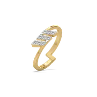 Triple Trace - Pure Gold Lab Diamond Ring thumbnail 1