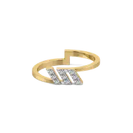 Triple Trace - Pure Gold Lab Diamond Ring thumbnail 2