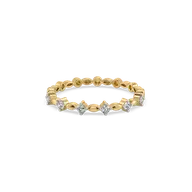 Twilight Dew - Pure Gold Lab Diamond Stud Ring thumbnail 2