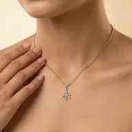 Twilight Flicker - Pure Gold Lab Diamond Pendant thumbnail 2