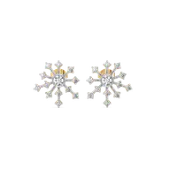 Twilight Flicker - Pure Gold Lab Diamond Stud Earrings thumbnail 4