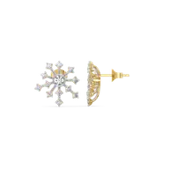 Twilight Flicker - Pure Gold Lab Diamond Stud Earrings thumbnail 5