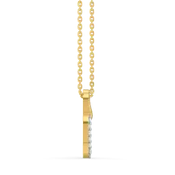 Twin Arc - Lab Diamond Pendant thumbnail 5