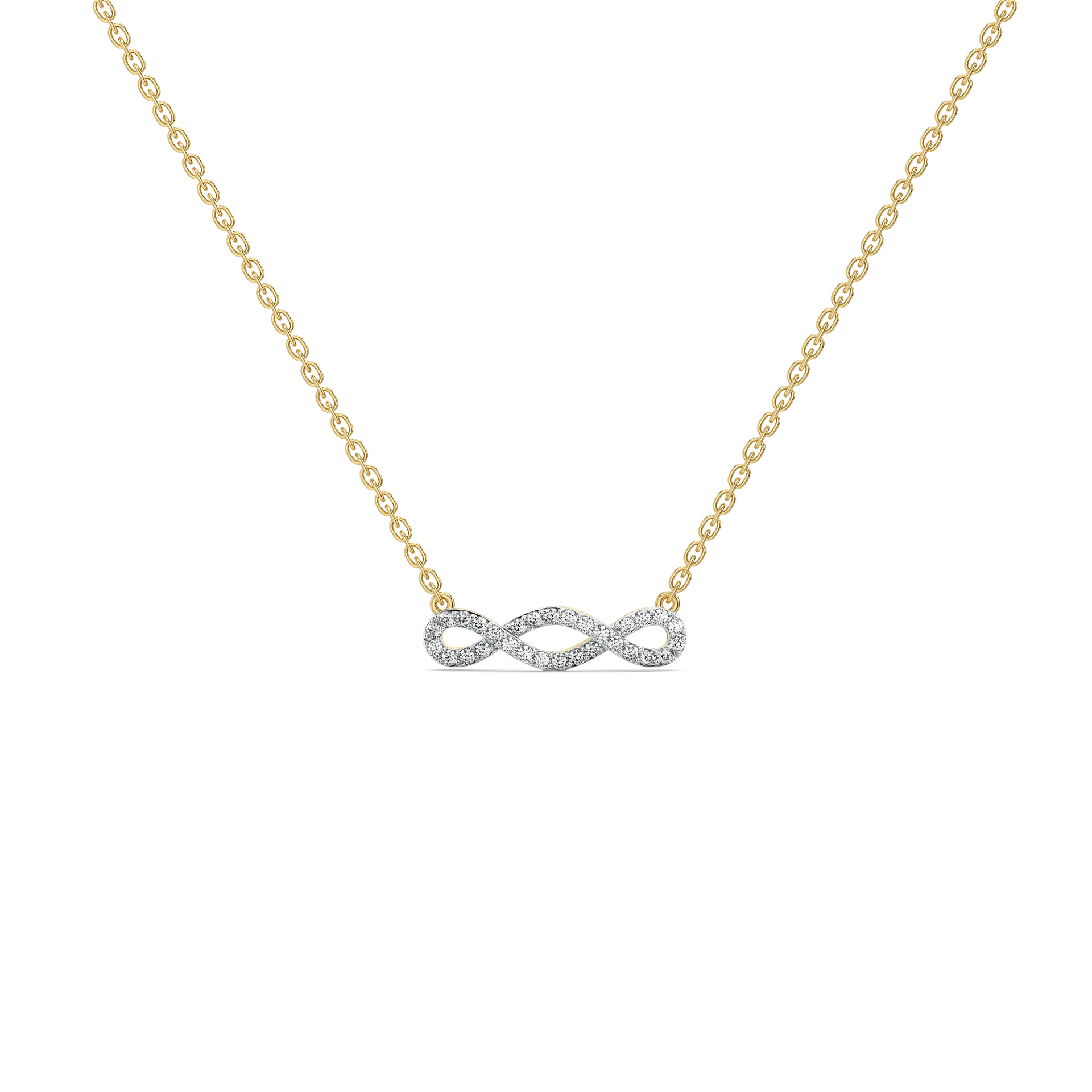 Twinfinity - Lab Diamond Necklace — image 1