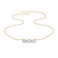 Twinfinity - Lab Diamond Necklace thumbnail 2