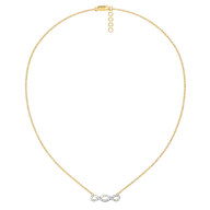 Twinfinity - Lab Diamond Necklace thumbnail 3