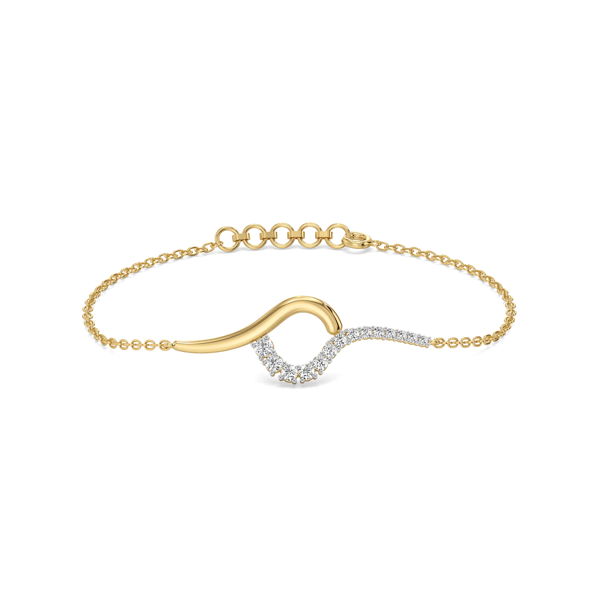 Twinkling Rain - Lab Diamond Bracelet — image 1