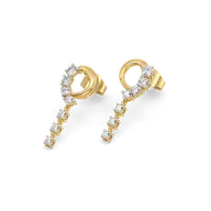 Twinkling Rain - Lab Diamond Earrings thumbnail 2