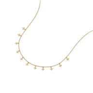 Twinkling Star - 18kt Gold Vermeil Charm Necklace thumbnail 1