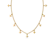 Twinkling Star - 18kt Gold Vermeil Charm Necklace thumbnail 5