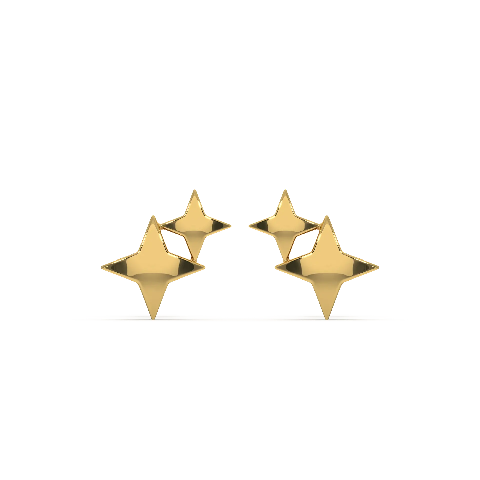 Twinkling Star - 18kt Gold Vermeil Stud Earrings