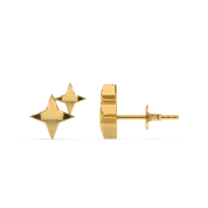 Twinkling Star - 18kt Gold Vermeil Stud Earrings thumbnail 6