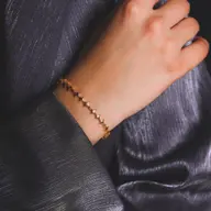 Twinkling Star - 18kt Gold Vermeil Tennis Bracelet thumbnail 2