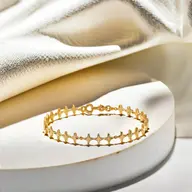 Twinkling Star - 18kt Gold Vermeil Tennis Bracelet thumbnail 3