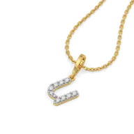 U-nique - Lab Diamond Alphabet Pendant thumbnail 2