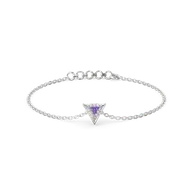 Ultra Violet Glow - Lab Diamond Bracelet thumbnail 1