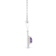 Ultra Violet Glow - Lab Diamond Pendant thumbnail 3