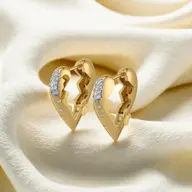 Unbreakable Bond - Lab Diamond Hoop Earrings thumbnail 1