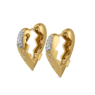Unbreakable Bond - Lab Diamond Hoop Earrings thumbnail 5