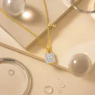 Unlock Me - Lab Diamond Necklace thumbnail 2
