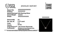 Virgo Aura - Lab Diamond Necklace thumbnail 5