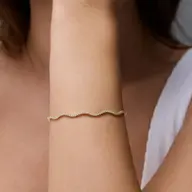 Wavelet - Lab Diamond Tennis Bracelet thumbnail 4