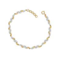 Whispering Leaf - Lab Diamond Tennis Bracelet thumbnail 3