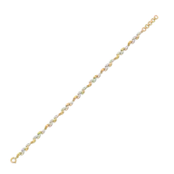 Whispering Leaf - Lab Diamond Tennis Bracelet thumbnail 4