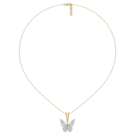 Winged Whimsy - Lab Diamond Pendant Necklace thumbnail 6