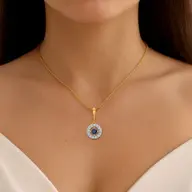 Wink of Protection - Lab Diamond Pendant thumbnail 2