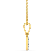 Wink of W-itty - Lab Diamond Alphabet Pendant thumbnail 3