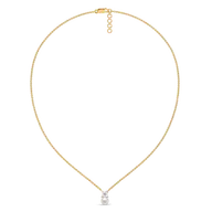 Winter Pearls - Lab Diamond Necklace thumbnail 5