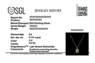 Wrapped in Joy - Lab Diamond Necklace thumbnail 4
