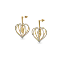 Wrapped in Love - Lab Diamond Drop Earrings thumbnail 1