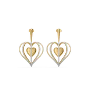 Wrapped in Love - Lab Diamond Drop Earrings thumbnail 3