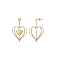 Wrapped in Love - Lab Diamond Drop Earrings thumbnail 6