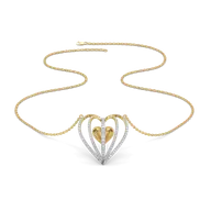 Wrapped in Love - Lab Diamond Necklace thumbnail 3
