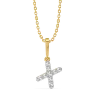 X-tra Spark - Lab Diamond Alphabet Pendant thumbnail 1