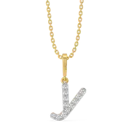 Y-oung at Heart - Lab Diamond Alphabet Pendant thumbnail 1