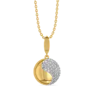Yin Yang - Lab Diamond Pendant thumbnail 1