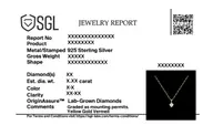 You Are Precious - Lab Diamond Necklace thumbnail 6