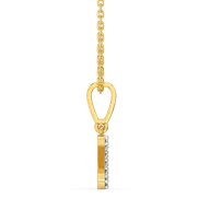 Zig-Zag Z - Lab Diamond Alphabet Pendant thumbnail 3